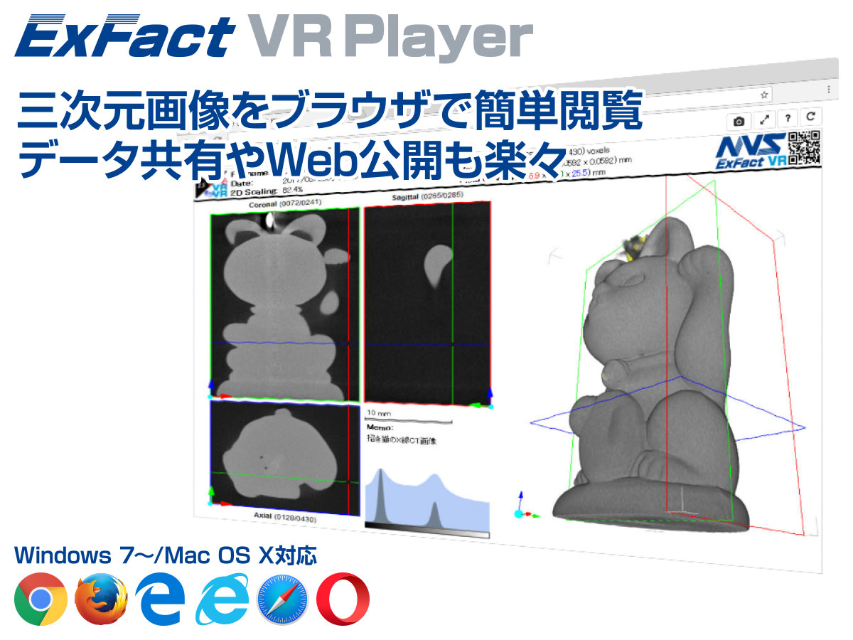 三次元画像をブラウザで簡単閲覧 データ共有やWeb公開も楽々